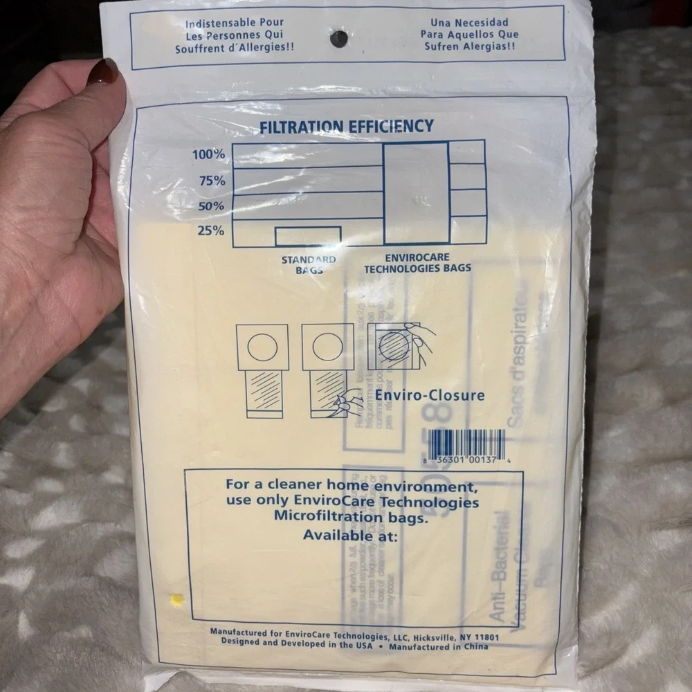 3 Pack- Kenmore Canister Type C 5055, 50557, 50558 Vacuum Bags Panasonic C-5